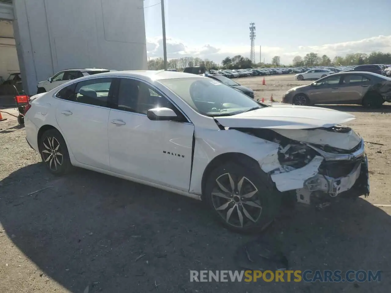 4 fotografías del automóvil dañado 1G1ZG5ST5LF119888 CHEVROLET MALIBU 2020
