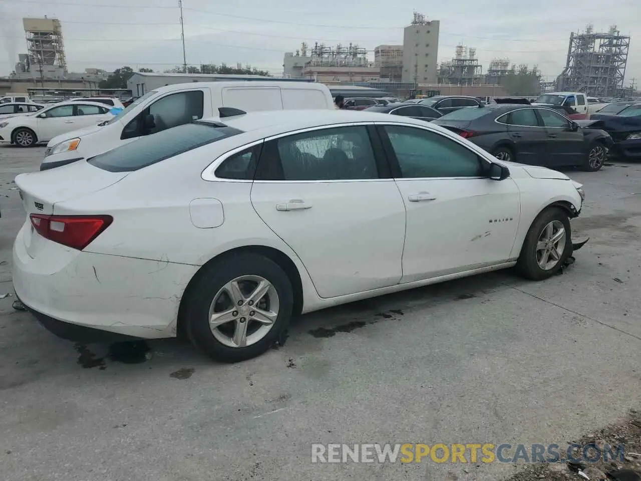 3 fotografías del automóvil dañado 1G1ZB5ST0MF061043 CHEVROLET MALIBU 2021