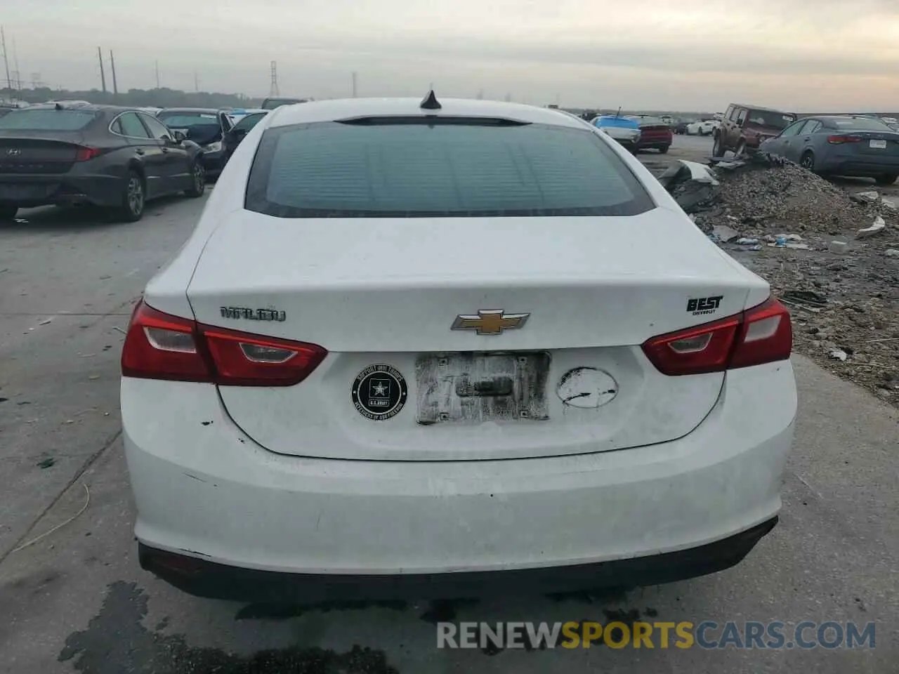 6 fotografías del automóvil dañado 1G1ZB5ST0MF061043 CHEVROLET MALIBU 2021