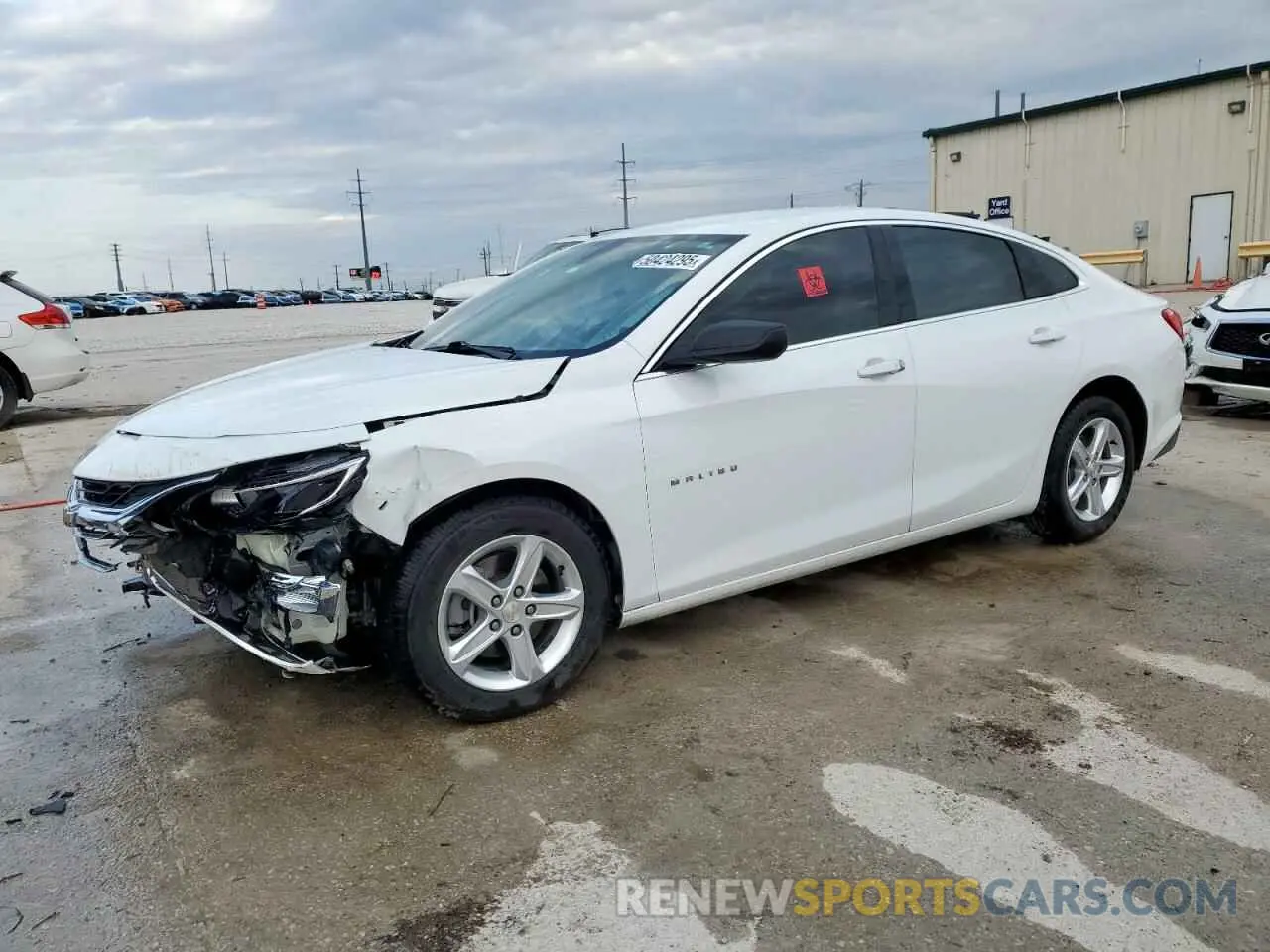 1 fotografías del automóvil dañado 1G1ZB5ST0MF087304 CHEVROLET MALIBU 2021
