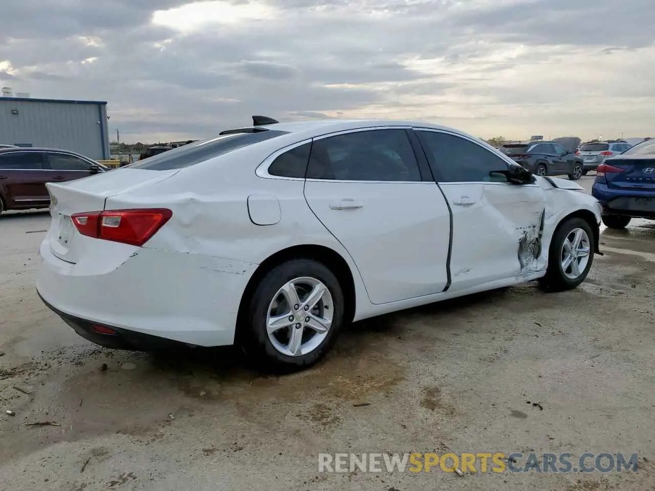 3 fotografías del automóvil dañado 1G1ZB5ST0MF087304 CHEVROLET MALIBU 2021