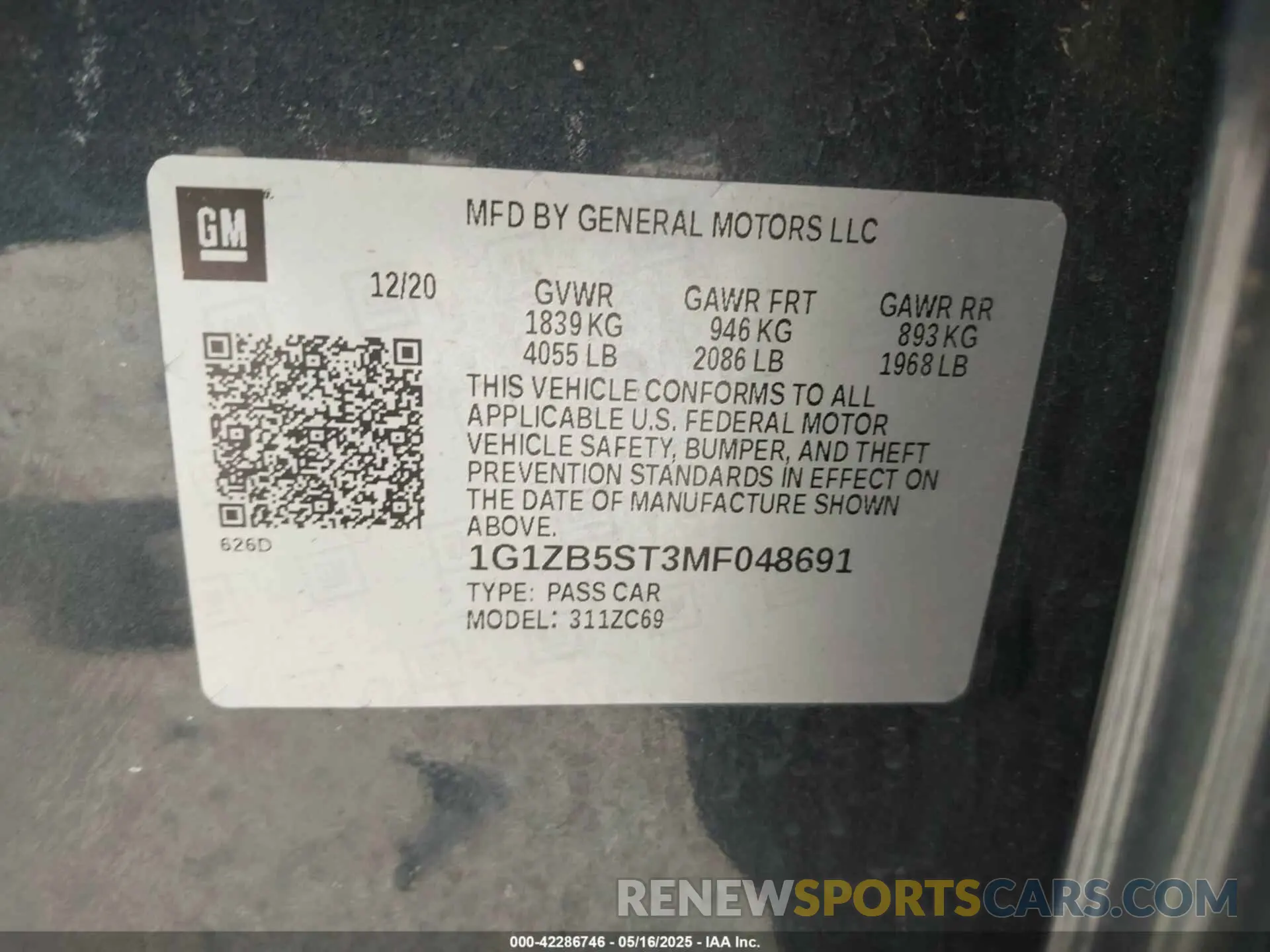 9 fotografías del automóvil dañado 1G1ZB5ST3MF048691 CHEVROLET MALIBU 2021