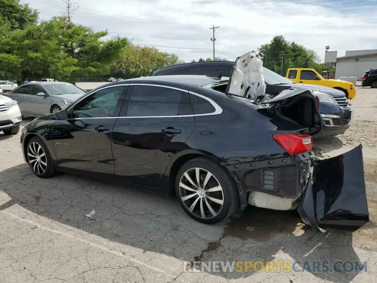 2 fotografías del automóvil dañado 1G1ZB5ST3MF052708 CHEVROLET MALIBU 2021