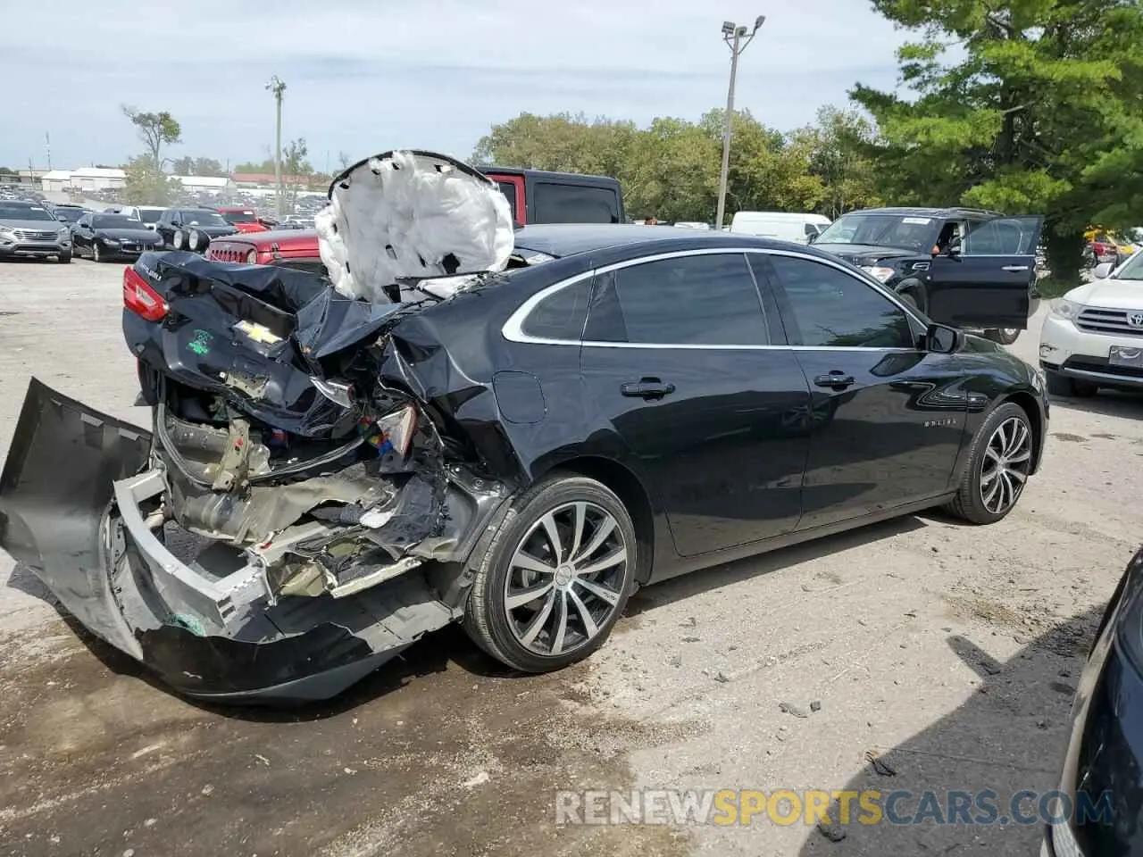 3 fotografías del automóvil dañado 1G1ZB5ST3MF052708 CHEVROLET MALIBU 2021