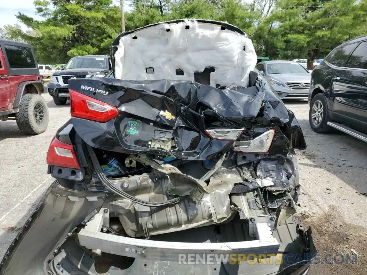 6 fotografías del automóvil dañado 1G1ZB5ST3MF052708 CHEVROLET MALIBU 2021