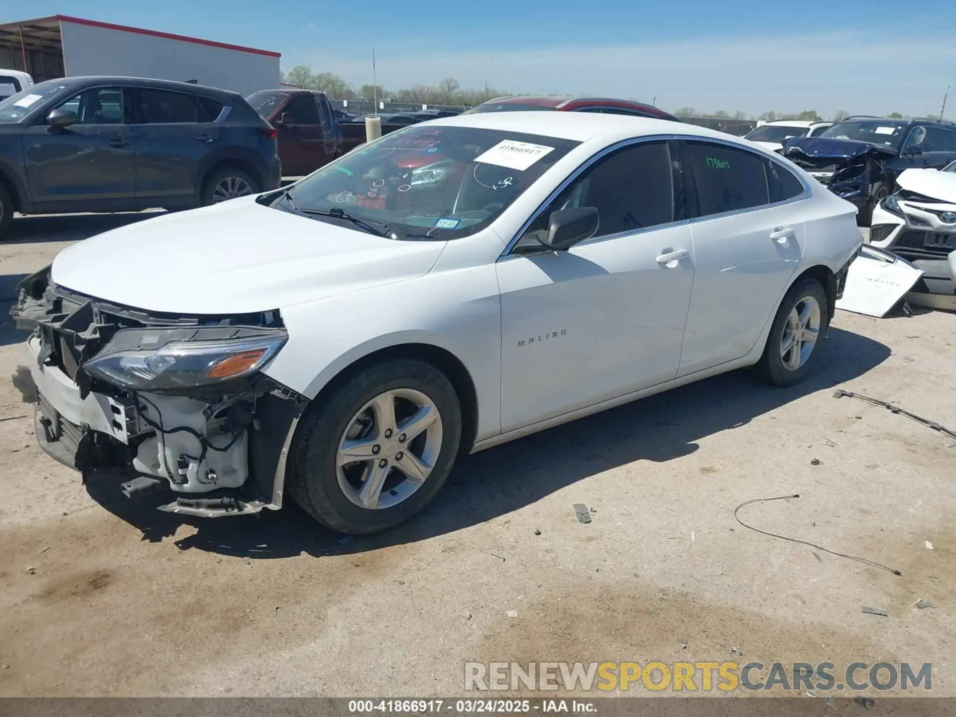2 fotografías del automóvil dañado 1G1ZB5ST3MF089578 CHEVROLET MALIBU 2021