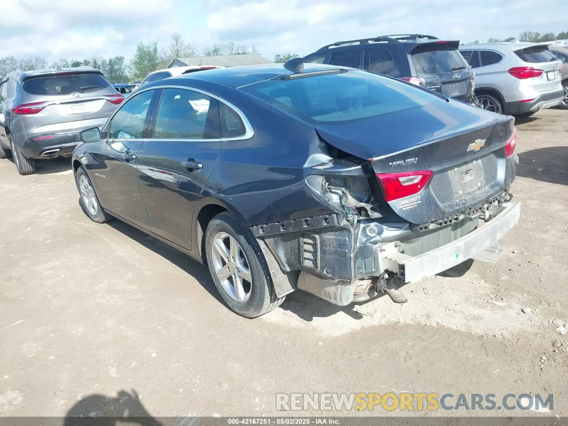 3 fotografías del automóvil dañado 1G1ZB5ST5MF051897 CHEVROLET MALIBU 2021
