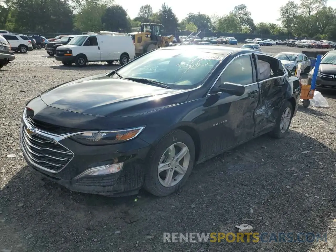 1 fotografías del automóvil dañado 1G1ZB5ST6MF089770 CHEVROLET MALIBU 2021