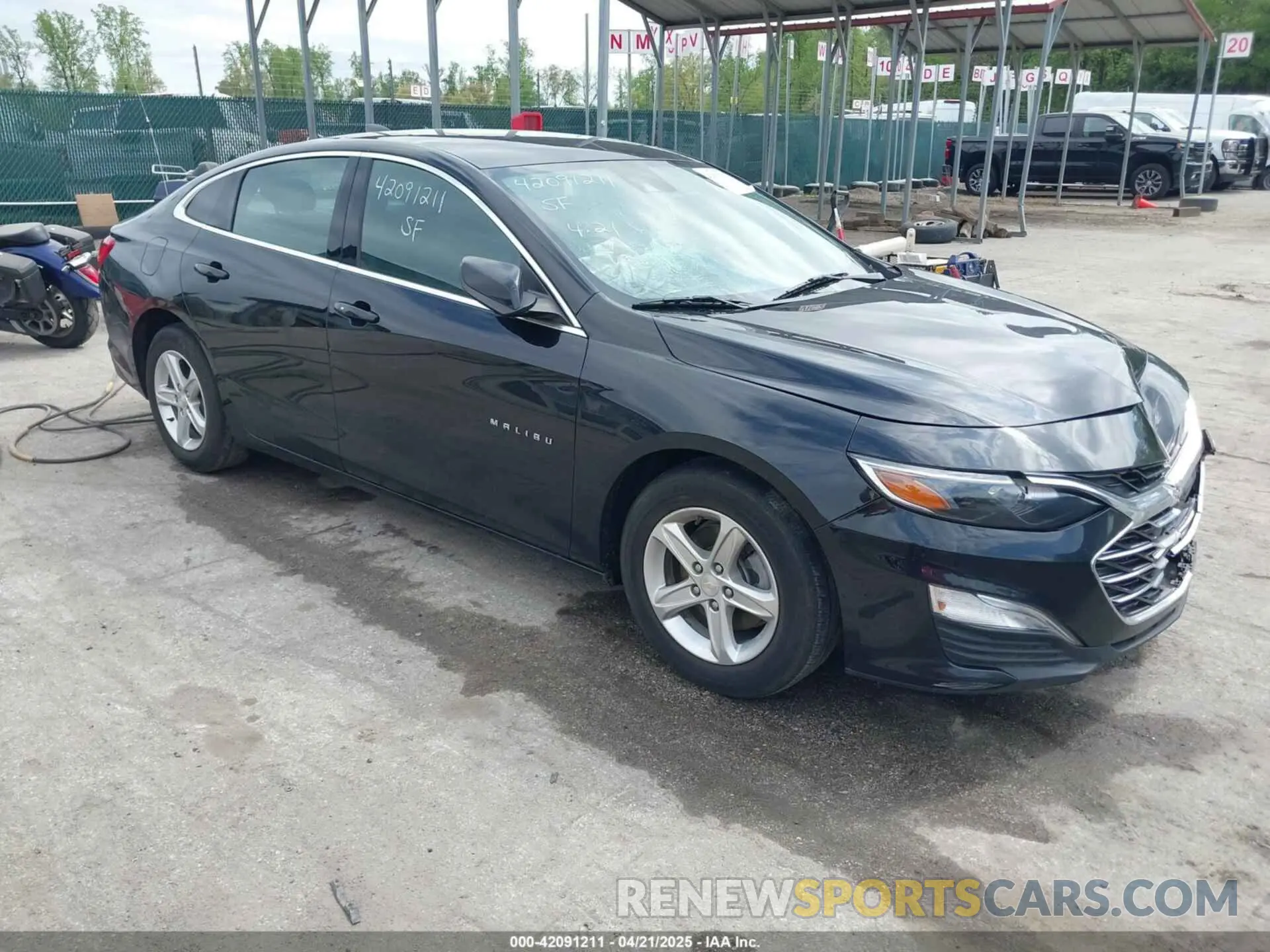 1 fotografías del automóvil dañado 1G1ZB5ST7MF040030 CHEVROLET MALIBU 2021