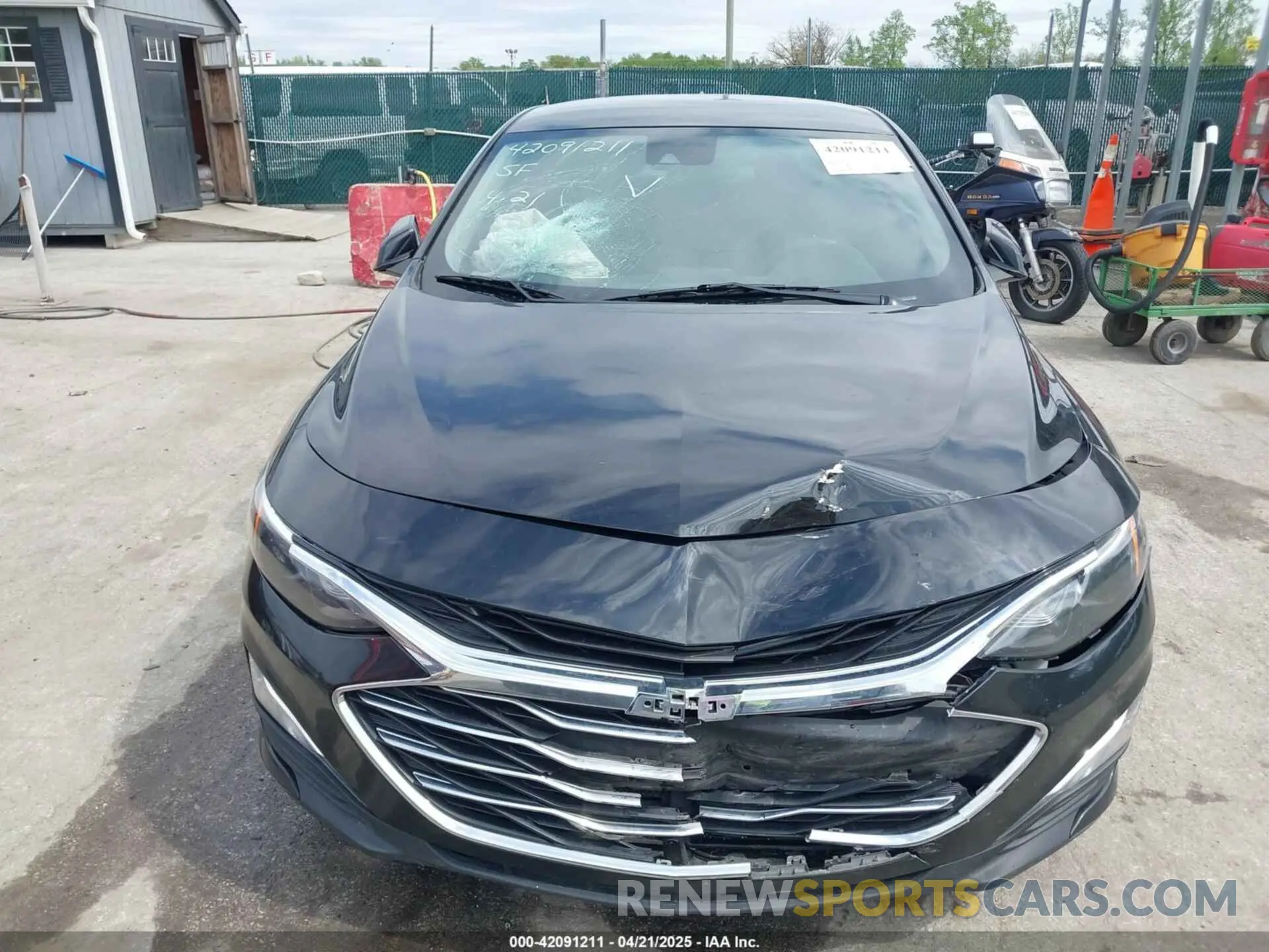 12 fotografías del automóvil dañado 1G1ZB5ST7MF040030 CHEVROLET MALIBU 2021