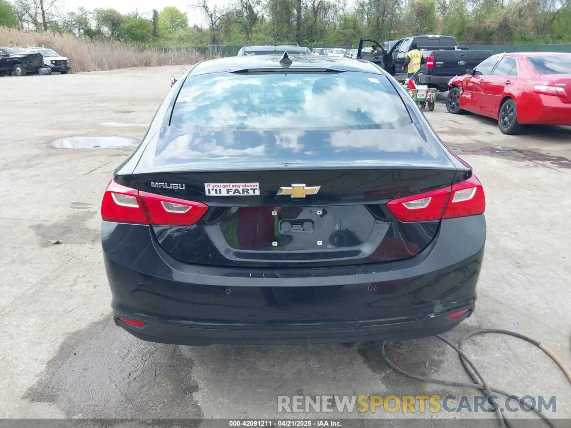 16 fotografías del automóvil dañado 1G1ZB5ST7MF040030 CHEVROLET MALIBU 2021