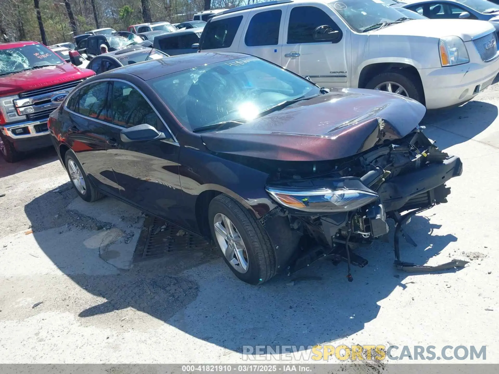 1 fotografías del automóvil dañado 1G1ZB5ST7MF050945 CHEVROLET MALIBU 2021