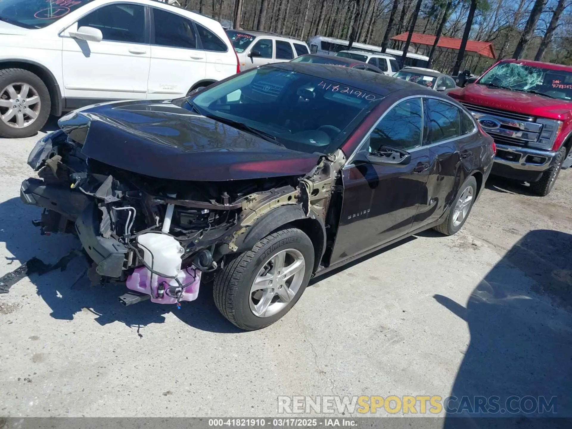2 fotografías del automóvil dañado 1G1ZB5ST7MF050945 CHEVROLET MALIBU 2021