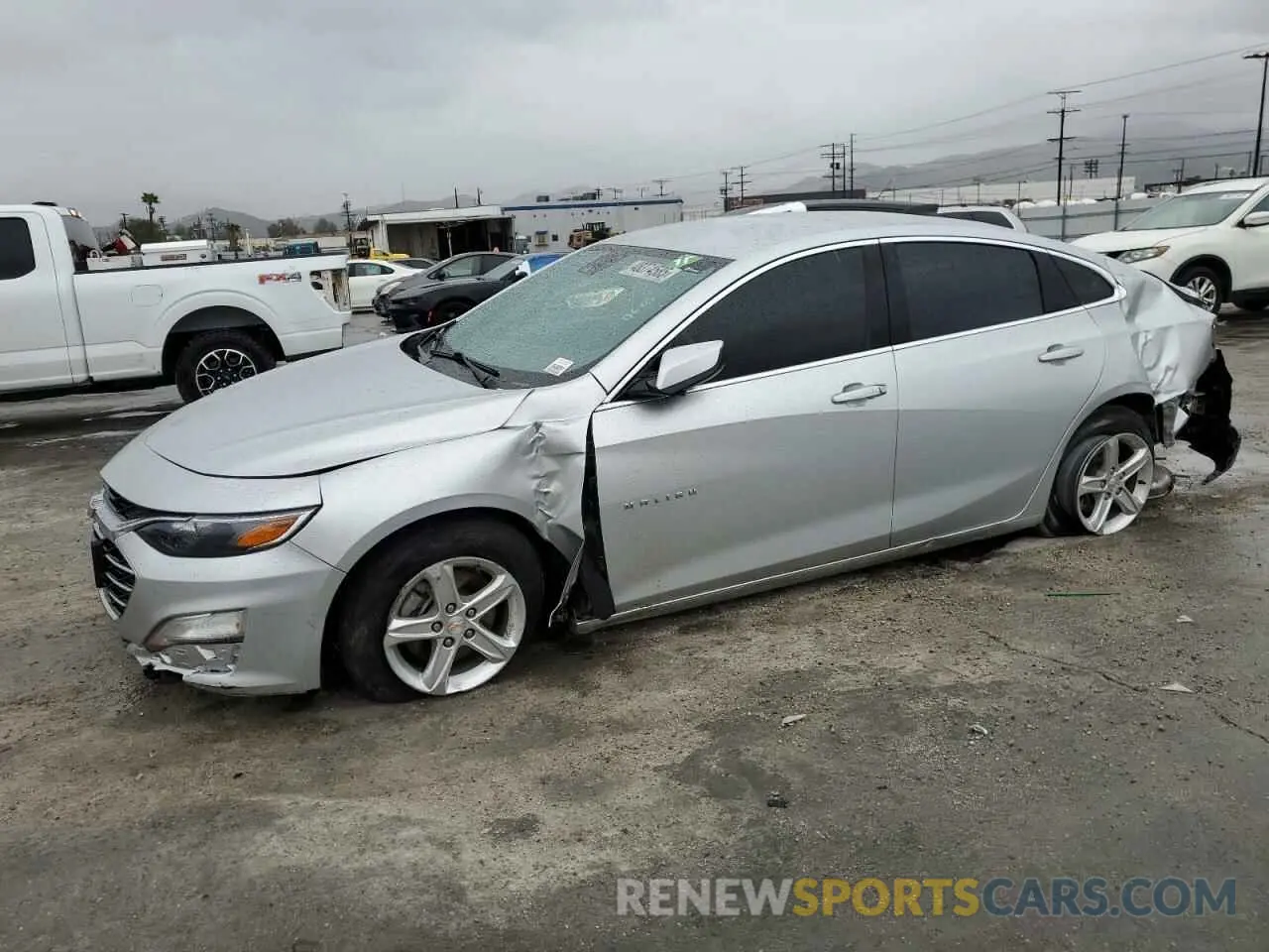 1 fotografías del automóvil dañado 1G1ZC5ST0MF083251 CHEVROLET MALIBU 2021