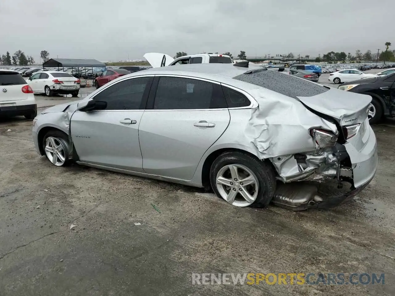 2 fotografías del automóvil dañado 1G1ZC5ST0MF083251 CHEVROLET MALIBU 2021