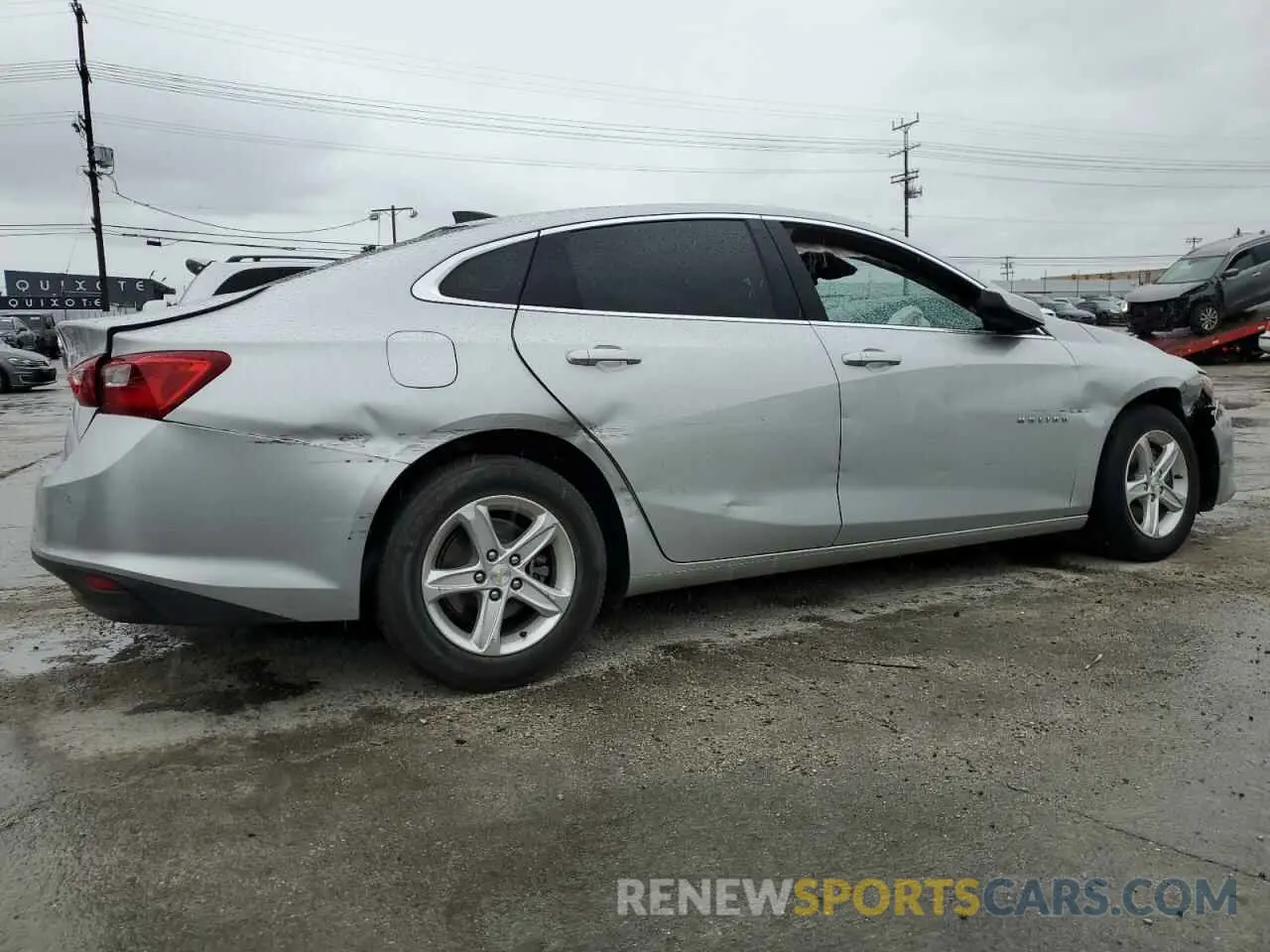 3 fotografías del automóvil dañado 1G1ZC5ST0MF083251 CHEVROLET MALIBU 2021