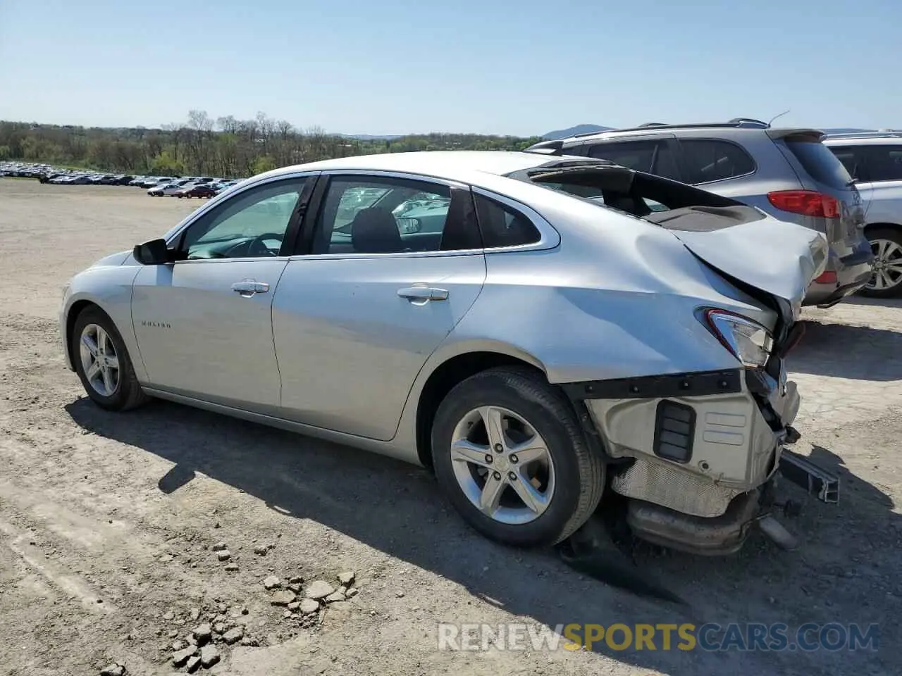 2 fotografías del automóvil dañado 1G1ZC5ST5MF012305 CHEVROLET MALIBU 2021