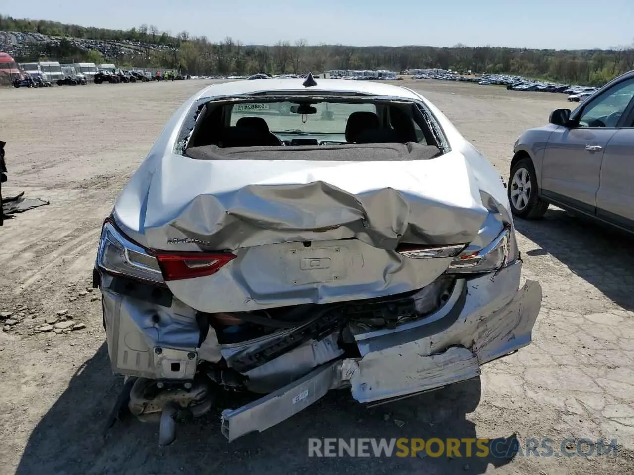 6 fotografías del automóvil dañado 1G1ZC5ST5MF012305 CHEVROLET MALIBU 2021