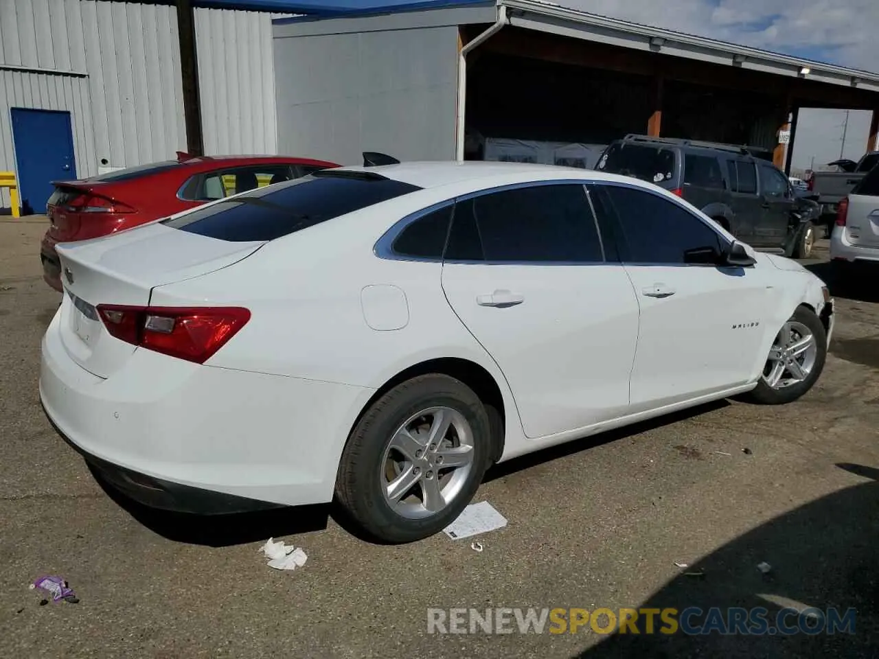 3 fotografías del automóvil dañado 1G1ZC5ST5MF087733 CHEVROLET MALIBU 2021