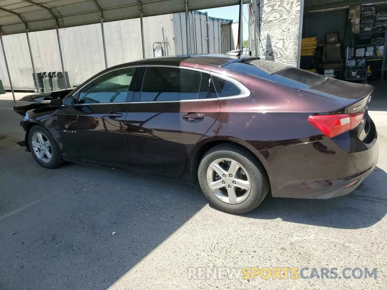 2 fotografías del automóvil dañado 1G1ZC5ST7MF083232 CHEVROLET MALIBU 2021