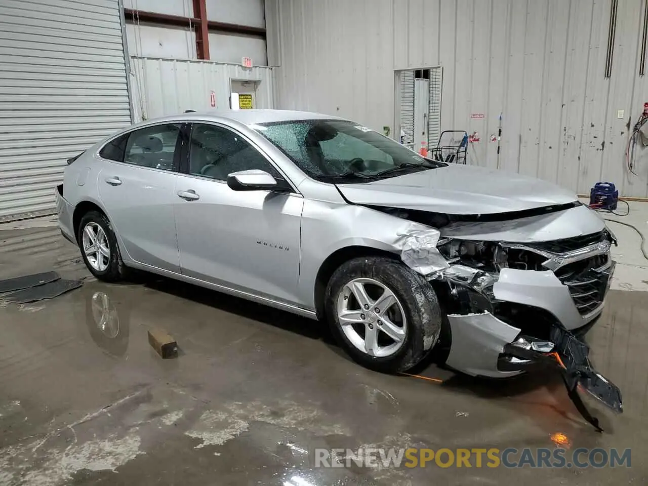 4 fotografías del automóvil dañado 1G1ZC5STXMF053867 CHEVROLET MALIBU 2021