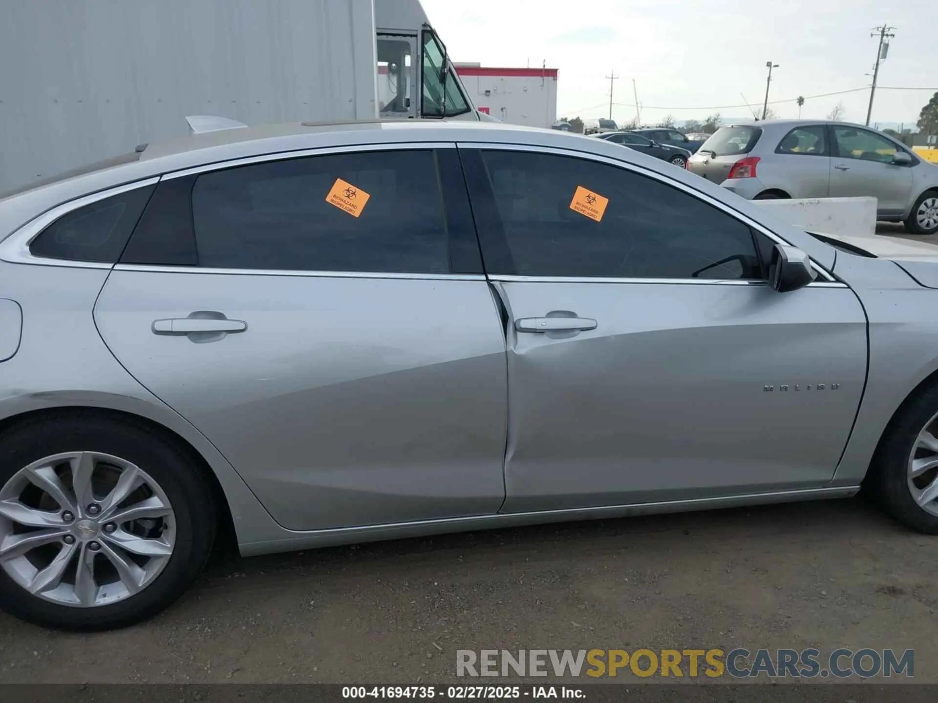 12 fotografías del automóvil dañado 1G1ZD5ST0MF023676 CHEVROLET MALIBU 2021