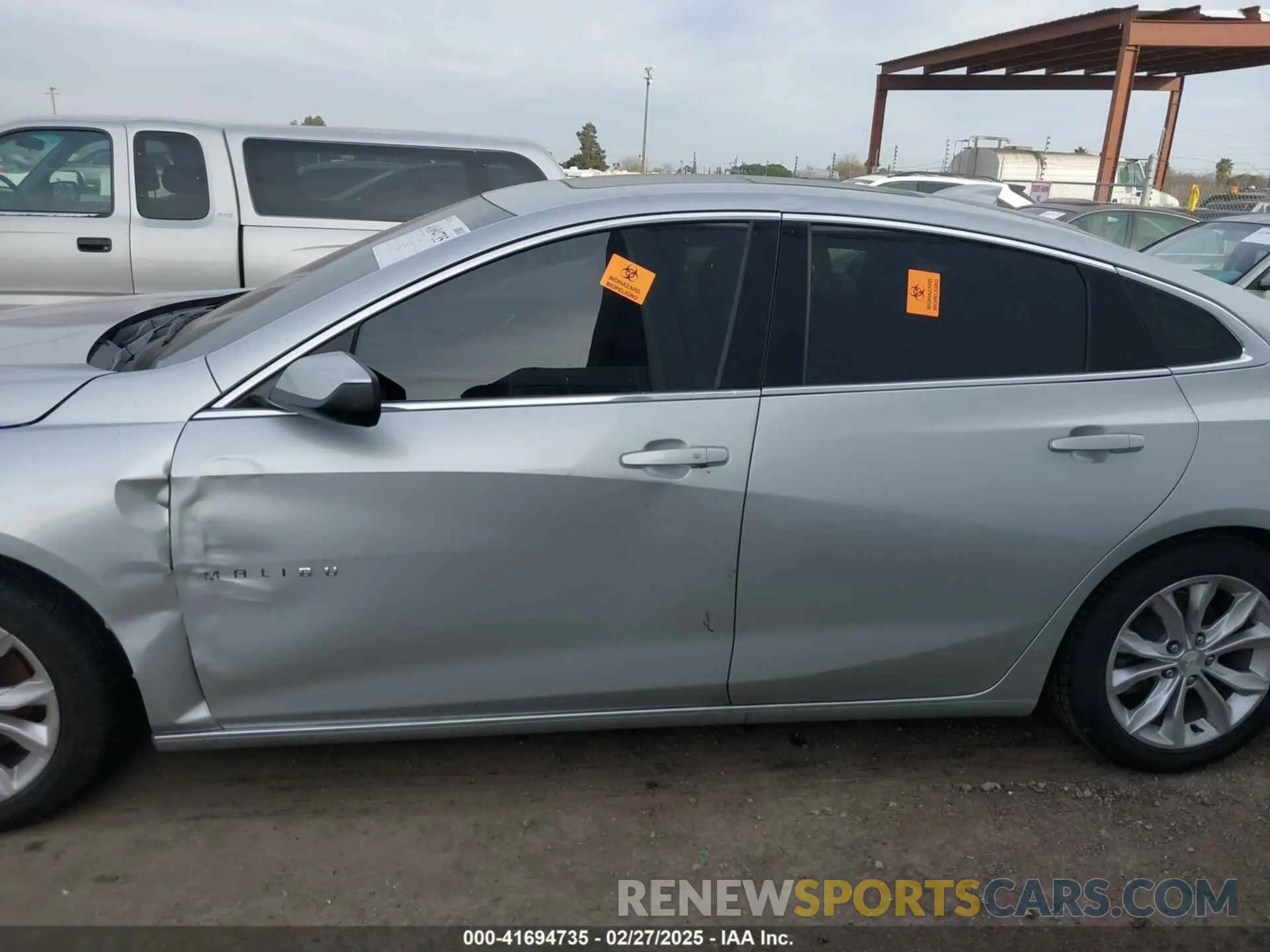 13 fotografías del automóvil dañado 1G1ZD5ST0MF023676 CHEVROLET MALIBU 2021
