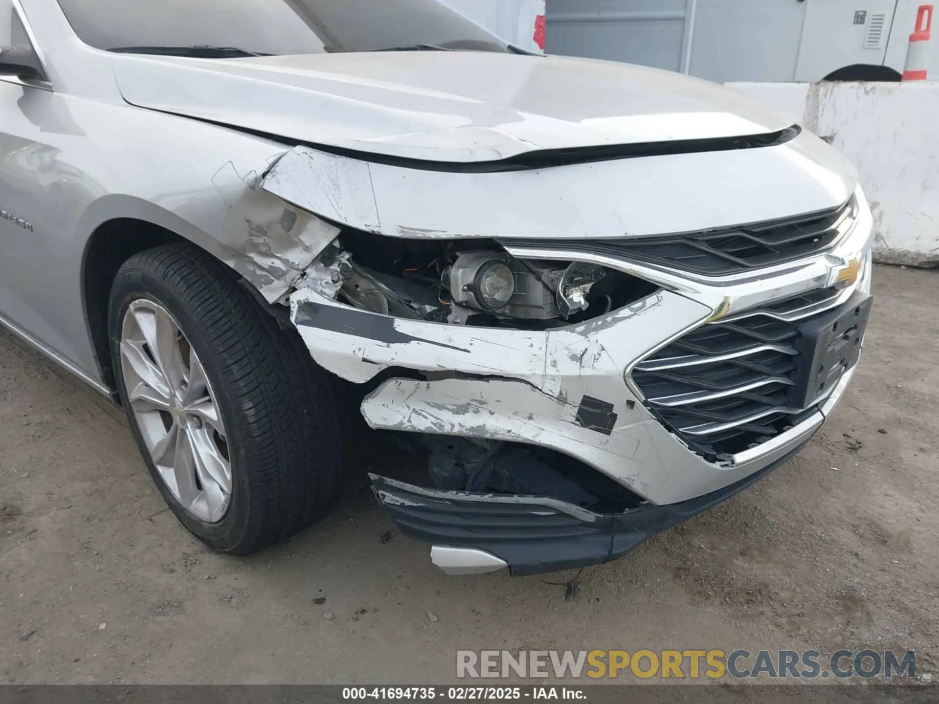 6 fotografías del automóvil dañado 1G1ZD5ST0MF023676 CHEVROLET MALIBU 2021