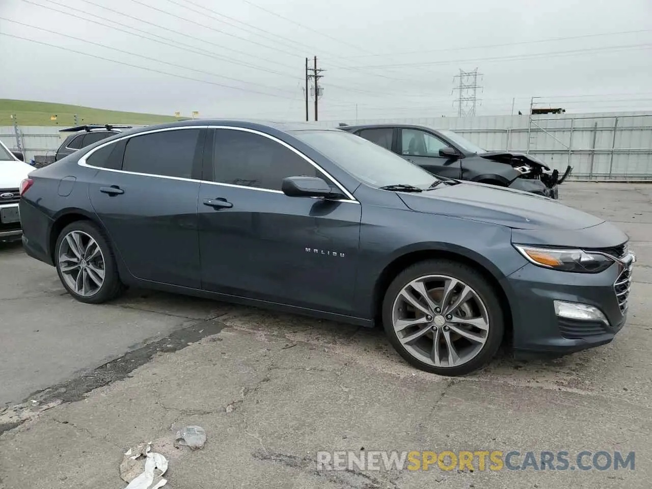 4 fotografías del automóvil dañado 1G1ZD5ST0MF027629 CHEVROLET MALIBU 2021