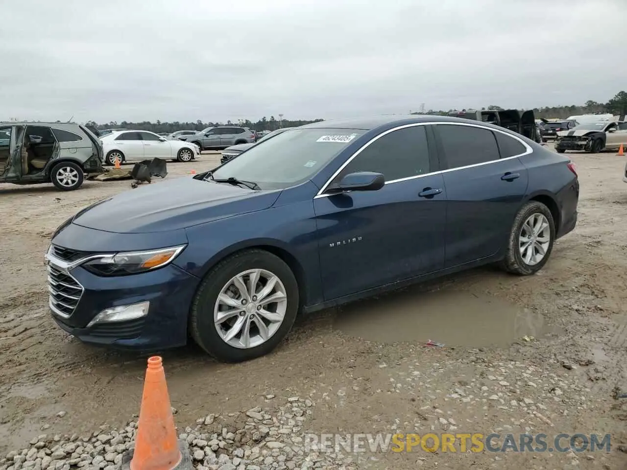 1 fotografías del automóvil dañado 1G1ZD5ST1MF017403 CHEVROLET MALIBU 2021
