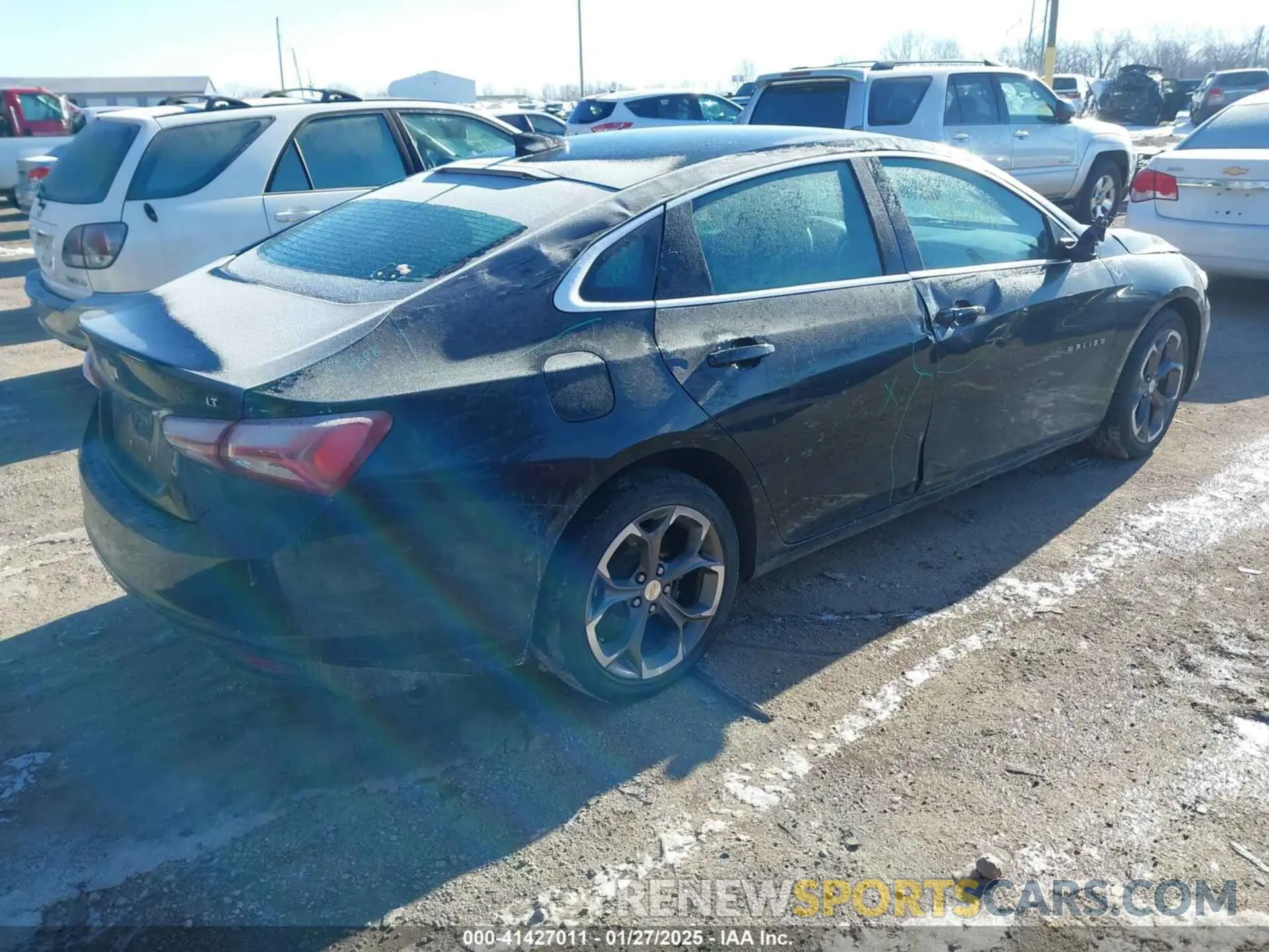 4 fotografías del automóvil dañado 1G1ZD5ST1MF019166 CHEVROLET MALIBU 2021