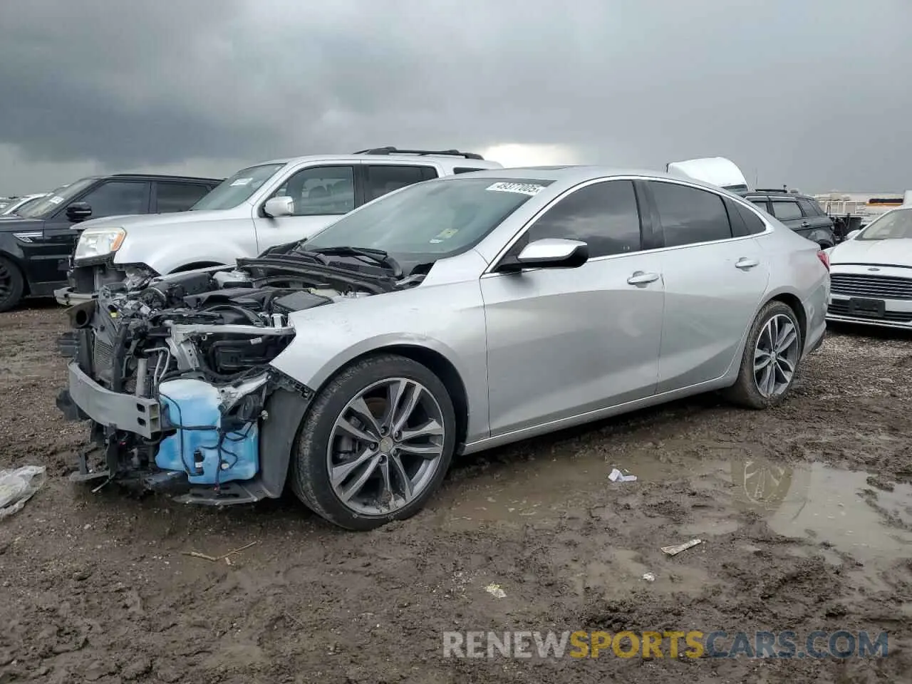 1 fotografías del automóvil dañado 1G1ZD5ST1MF029390 CHEVROLET MALIBU 2021
