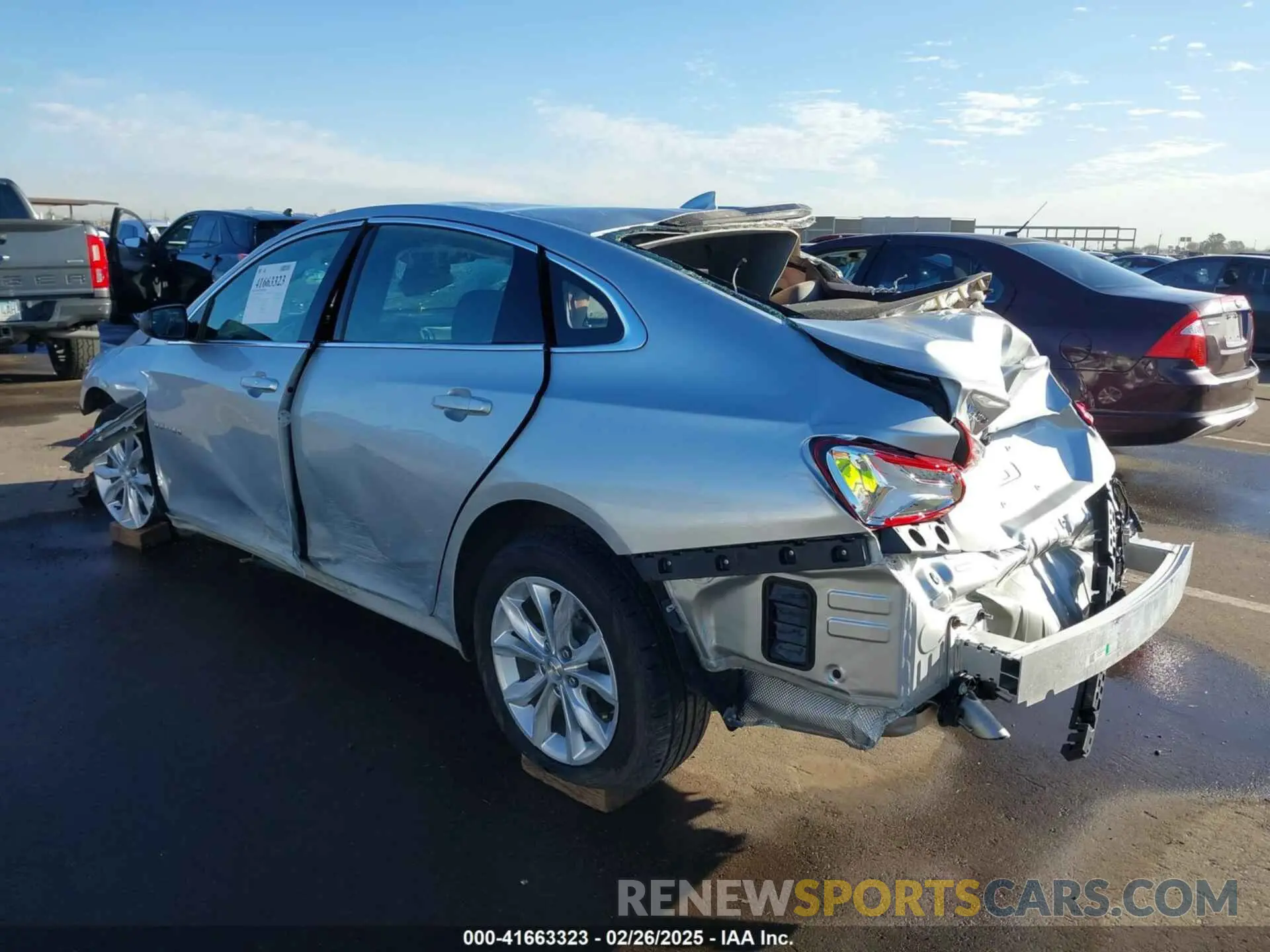 3 fotografías del automóvil dañado 1G1ZD5ST1MF063023 CHEVROLET MALIBU 2021