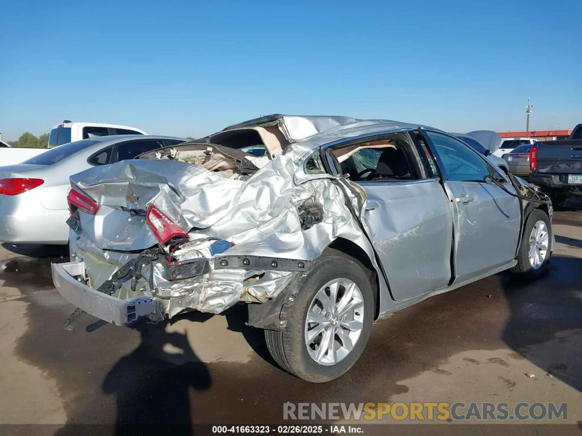 6 fotografías del automóvil dañado 1G1ZD5ST1MF063023 CHEVROLET MALIBU 2021