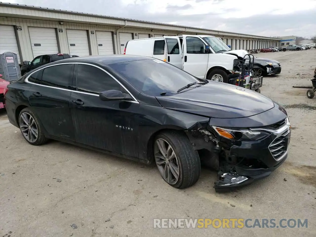 4 fotografías del automóvil dañado 1G1ZD5ST2MF026255 CHEVROLET MALIBU 2021