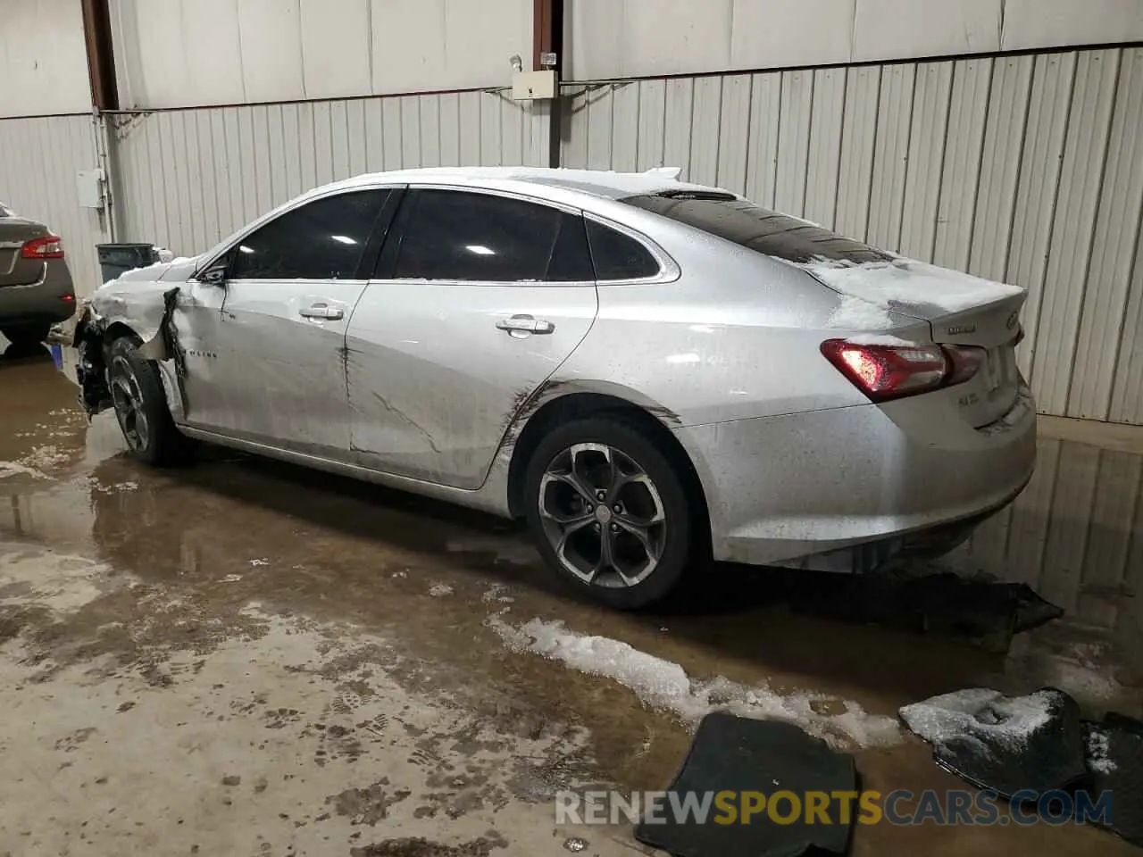 2 fotografías del automóvil dañado 1G1ZD5ST2MF050457 CHEVROLET MALIBU 2021