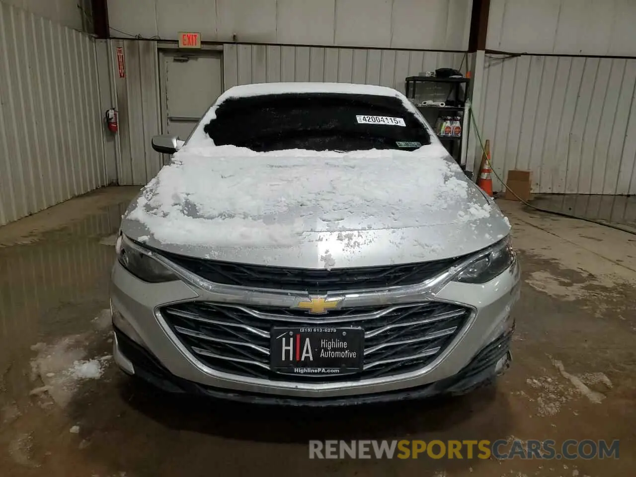 5 fotografías del automóvil dañado 1G1ZD5ST2MF050457 CHEVROLET MALIBU 2021