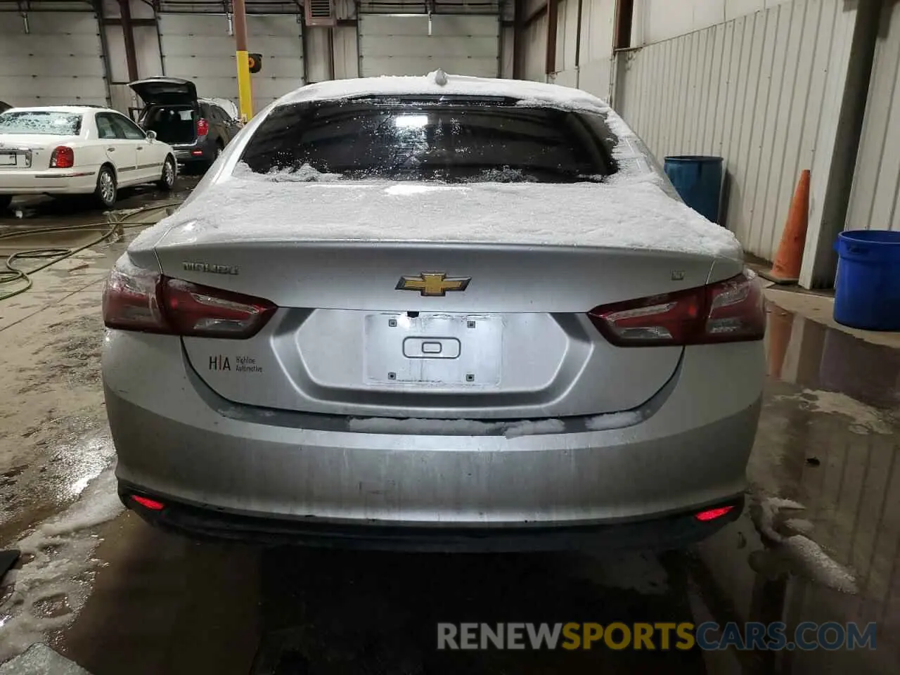 6 fotografías del automóvil dañado 1G1ZD5ST2MF050457 CHEVROLET MALIBU 2021