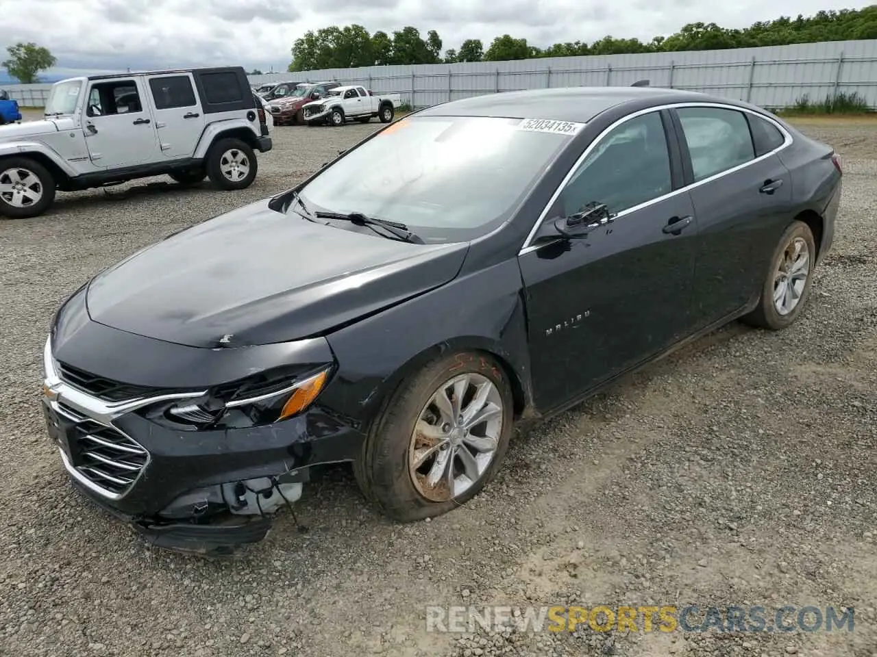 1 fotografías del automóvil dañado 1G1ZD5ST2MF061524 CHEVROLET MALIBU 2021
