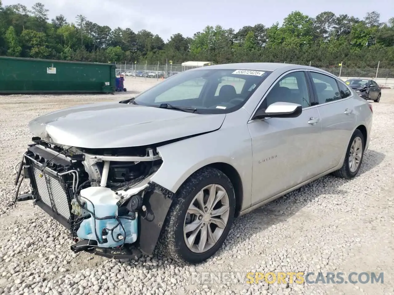 1 fotografías del automóvil dañado 1G1ZD5ST2MF068666 CHEVROLET MALIBU 2021