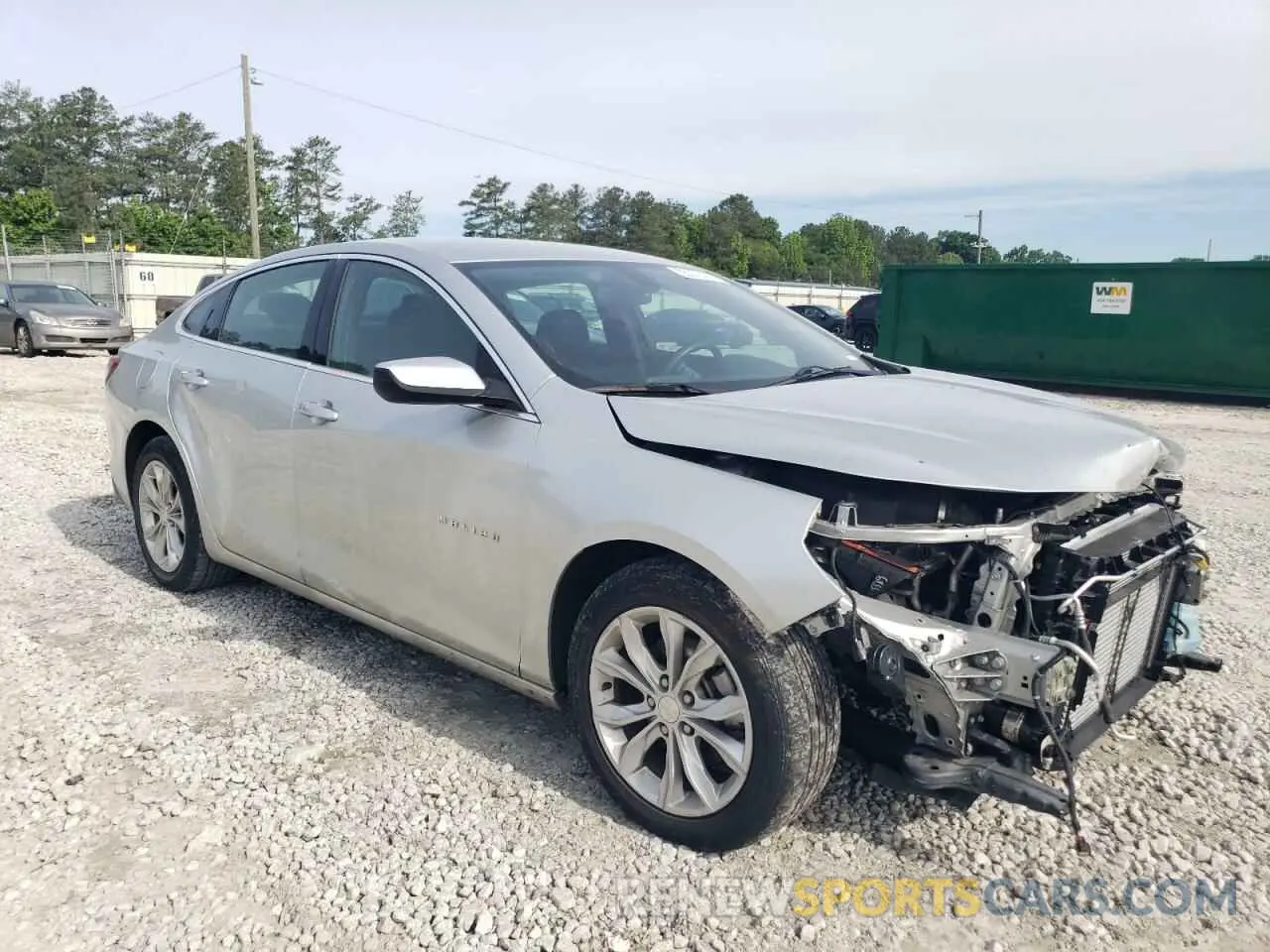 4 fotografías del automóvil dañado 1G1ZD5ST2MF068666 CHEVROLET MALIBU 2021