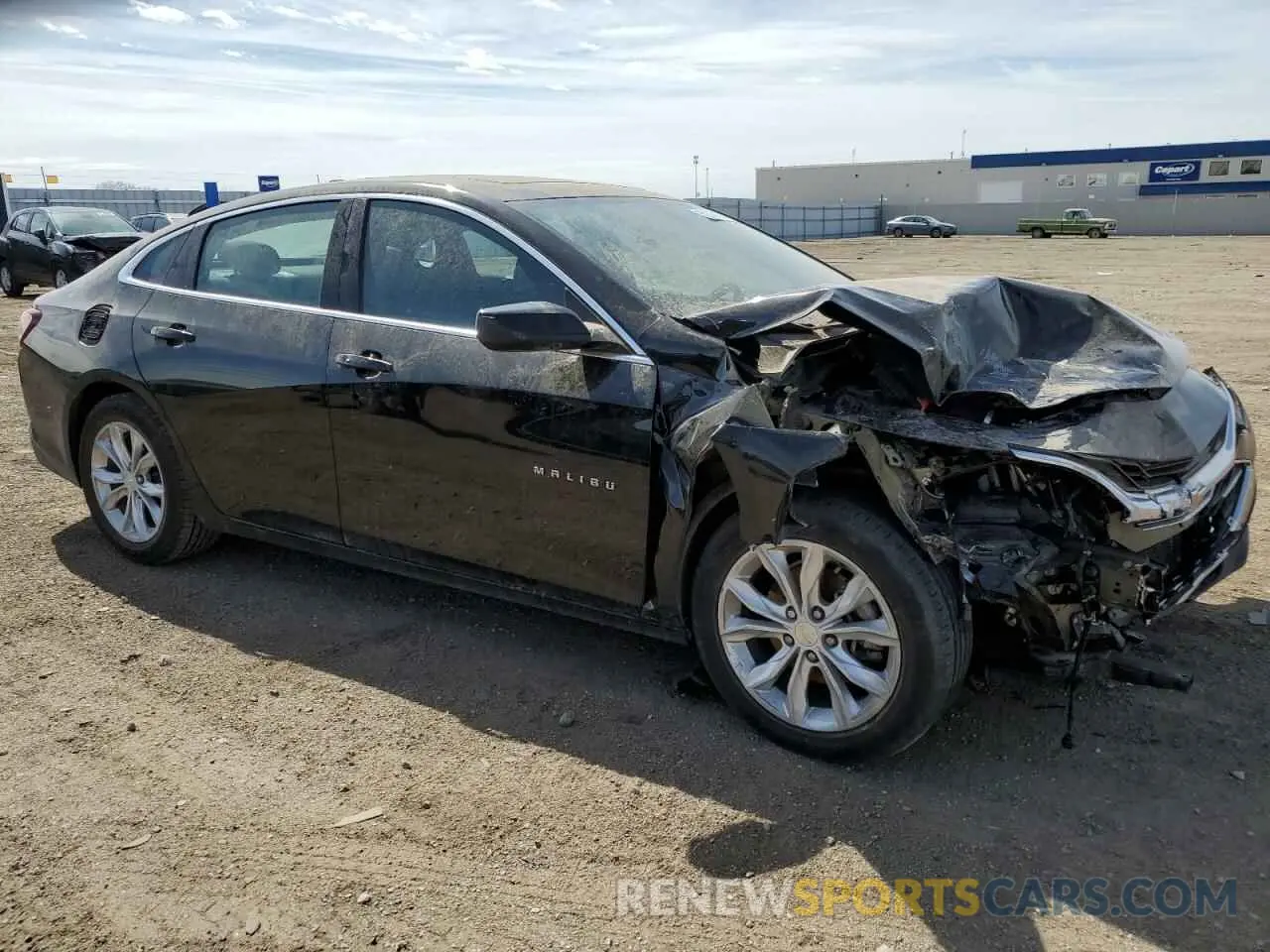 4 fotografías del automóvil dañado 1G1ZD5ST2MF069848 CHEVROLET MALIBU 2021