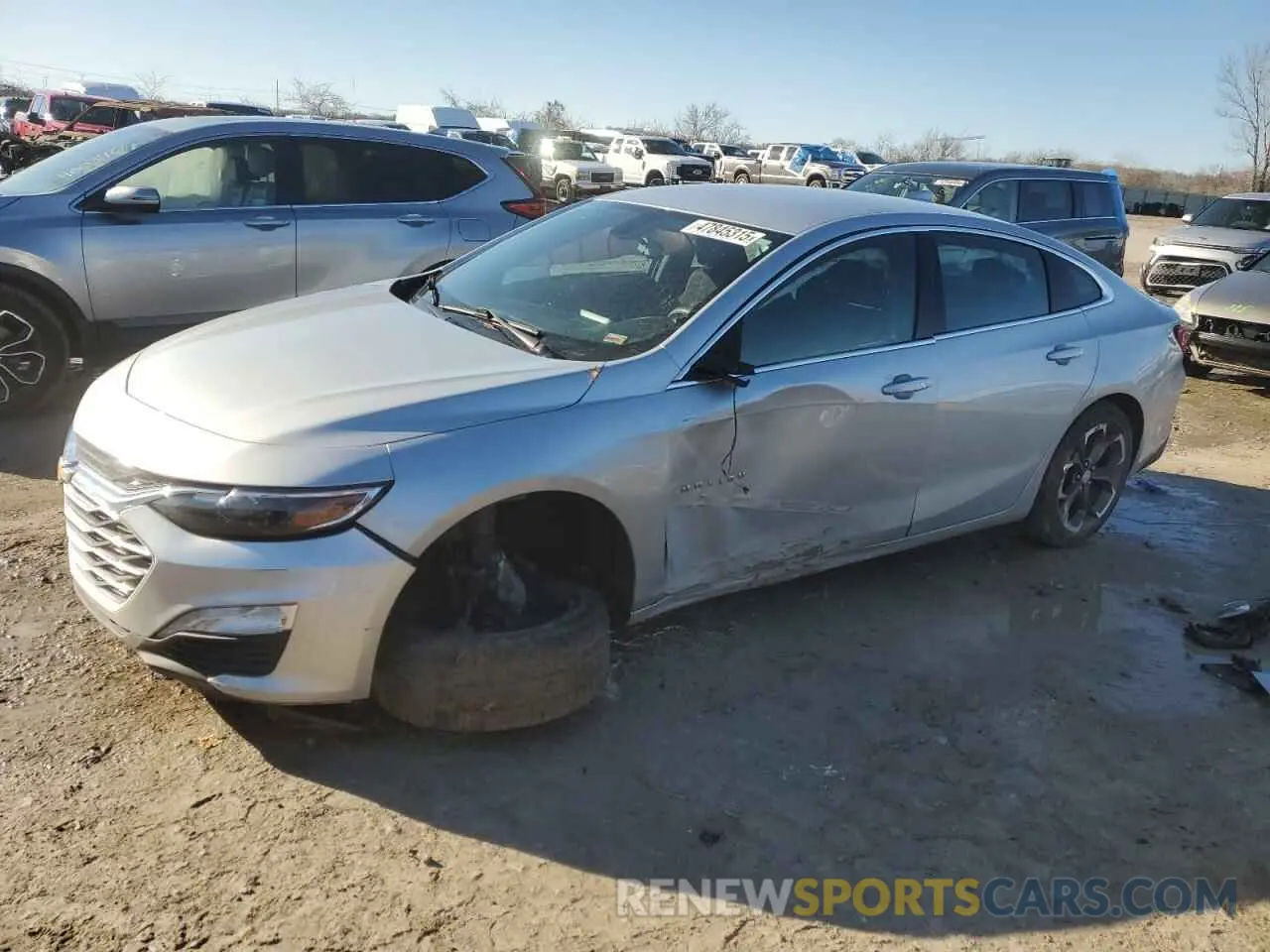 1 fotografías del automóvil dañado 1G1ZD5ST2MF073253 CHEVROLET MALIBU 2021