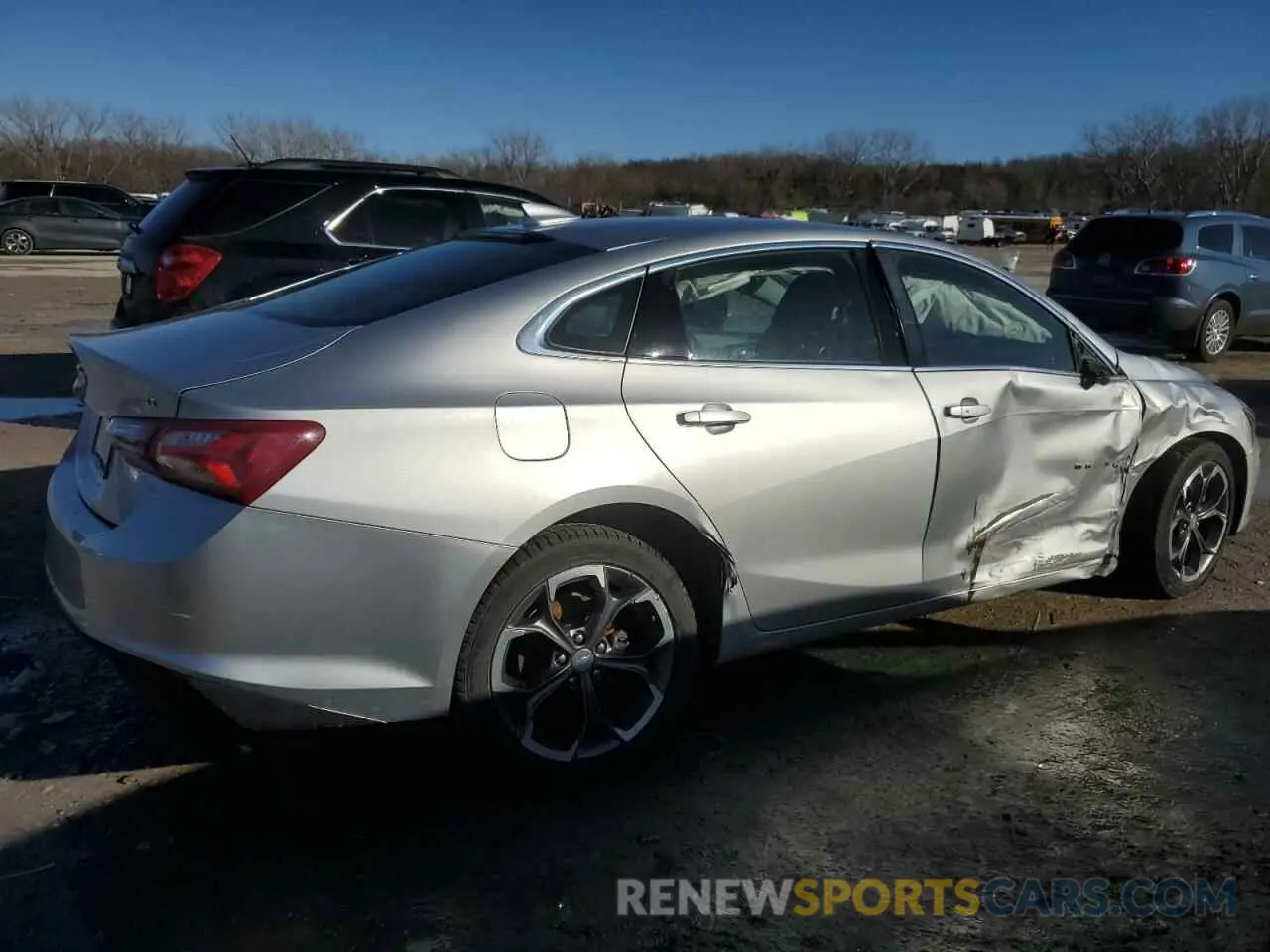 3 fotografías del automóvil dañado 1G1ZD5ST2MF073253 CHEVROLET MALIBU 2021