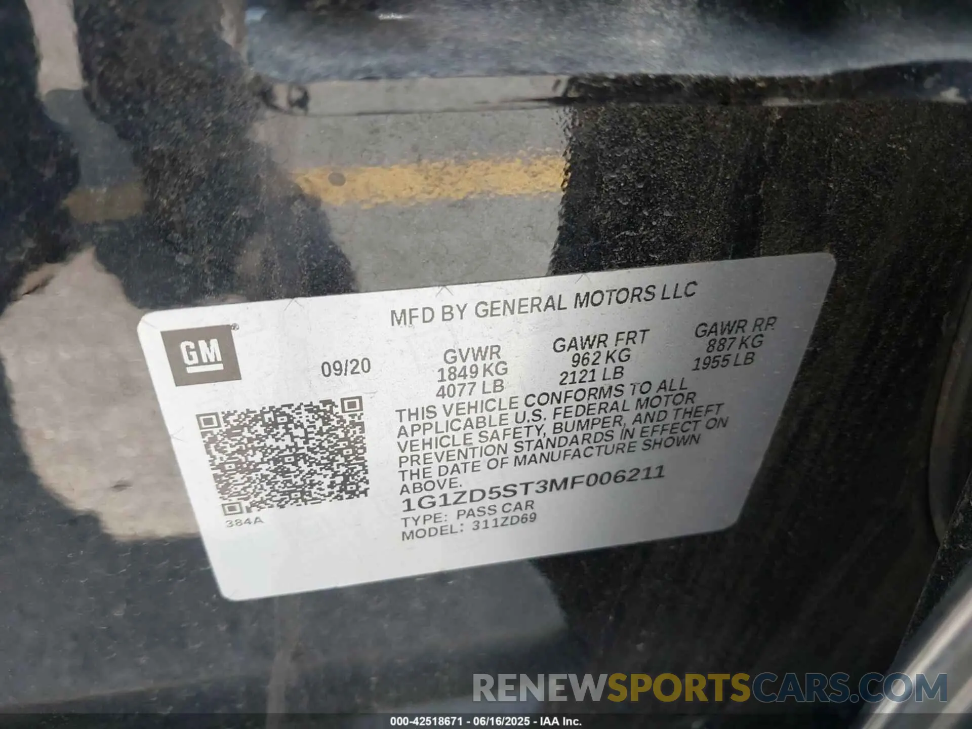 9 fotografías del automóvil dañado 1G1ZD5ST3MF006211 CHEVROLET MALIBU 2021