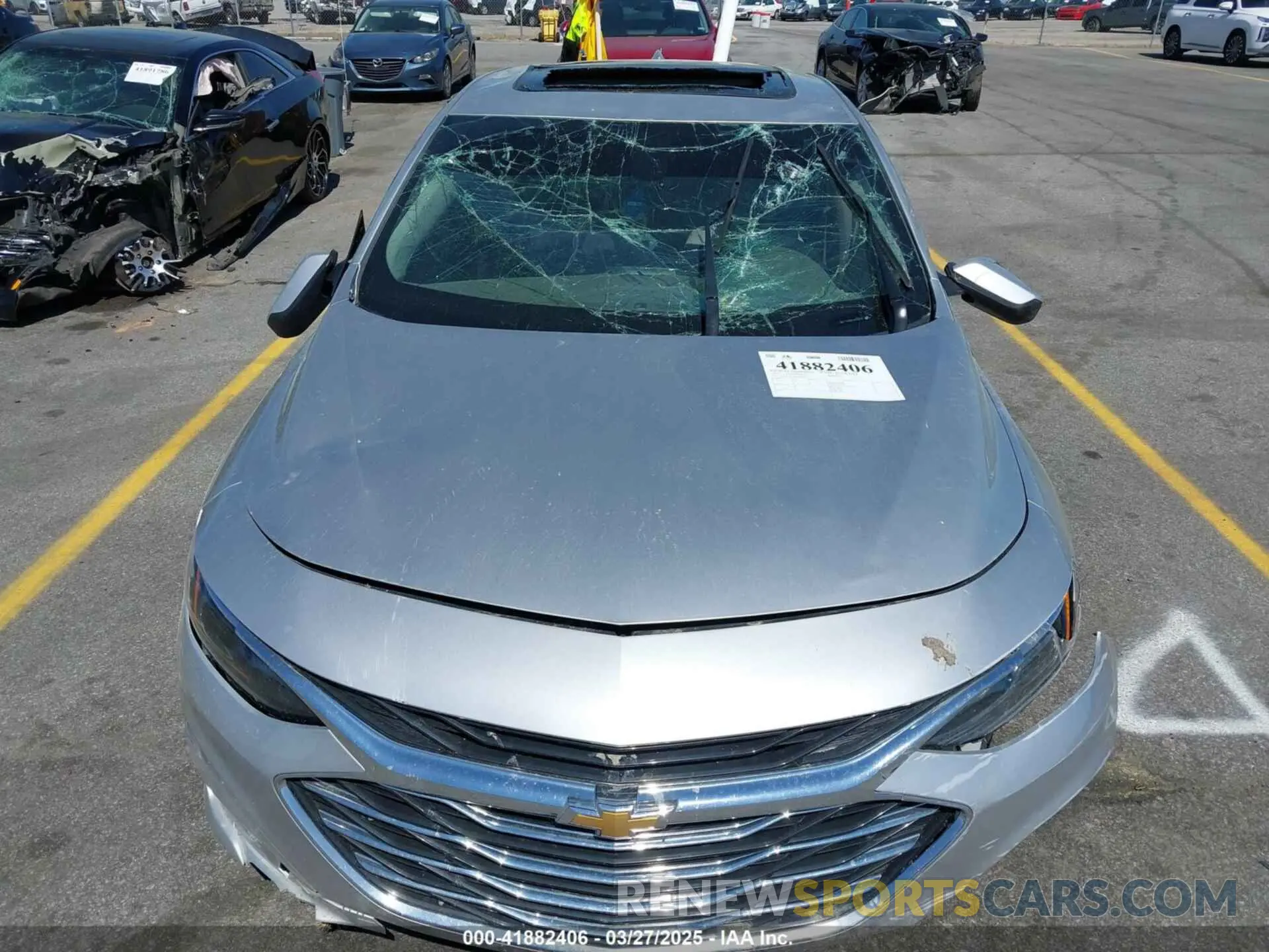 6 fotografías del automóvil dañado 1G1ZD5ST3MF014793 CHEVROLET MALIBU 2021