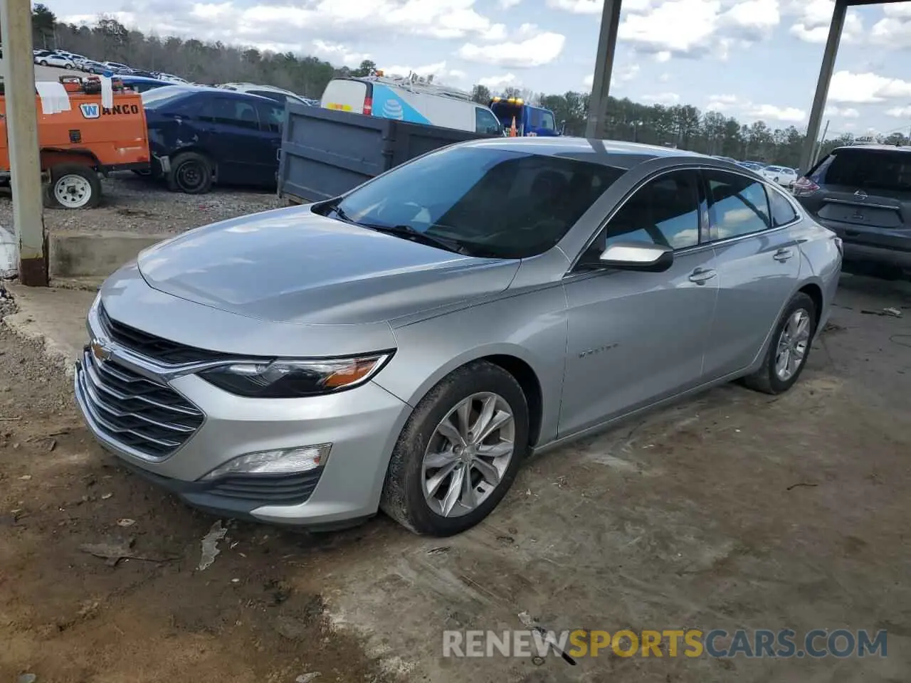 1 fotografías del automóvil dañado 1G1ZD5ST3MF024997 CHEVROLET MALIBU 2021