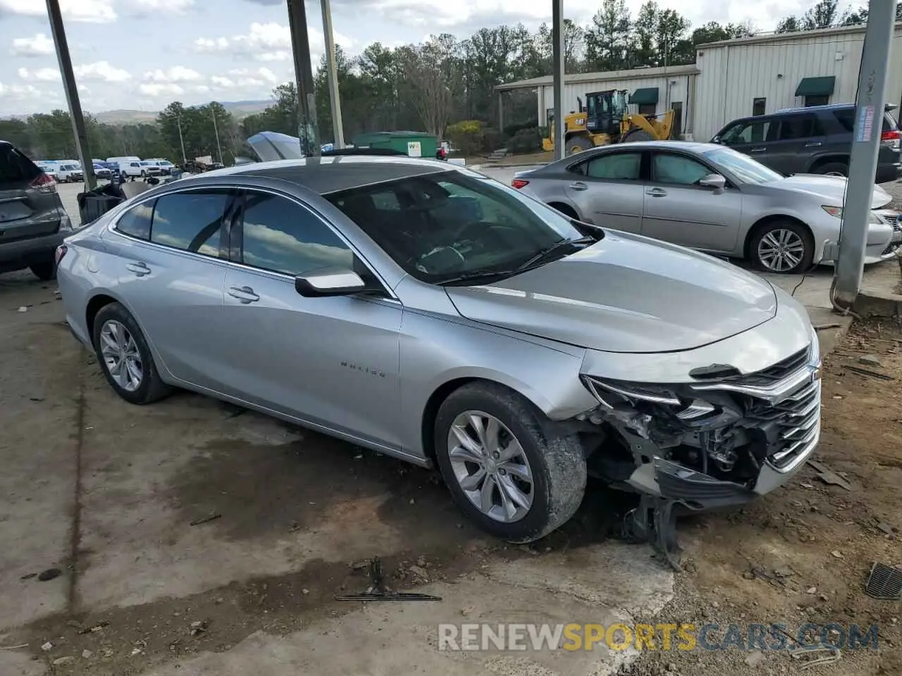 4 fotografías del automóvil dañado 1G1ZD5ST3MF024997 CHEVROLET MALIBU 2021