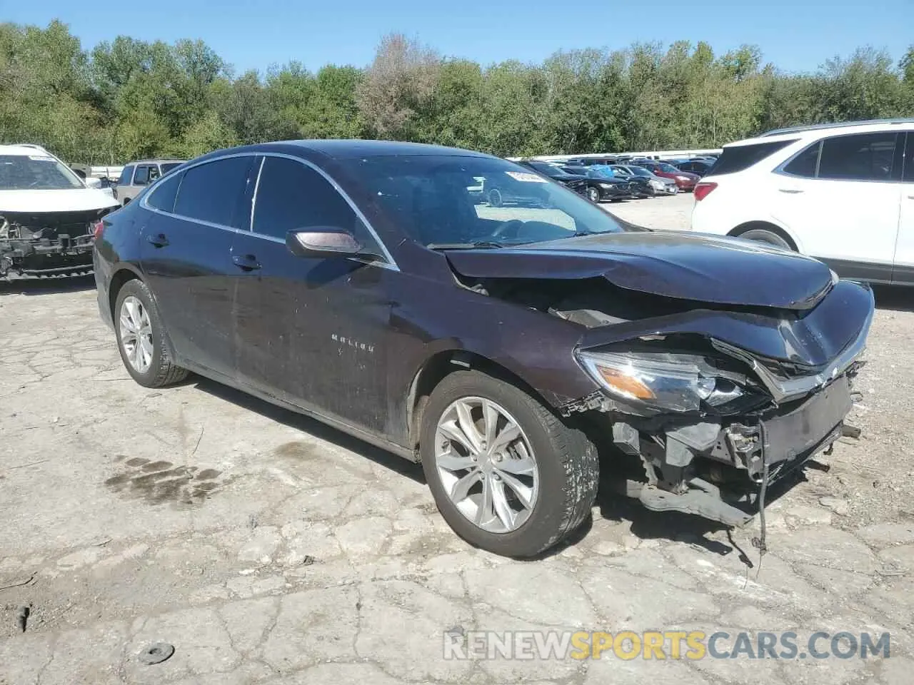 4 fotografías del automóvil dañado 1G1ZD5ST3MF063427 CHEVROLET MALIBU 2021