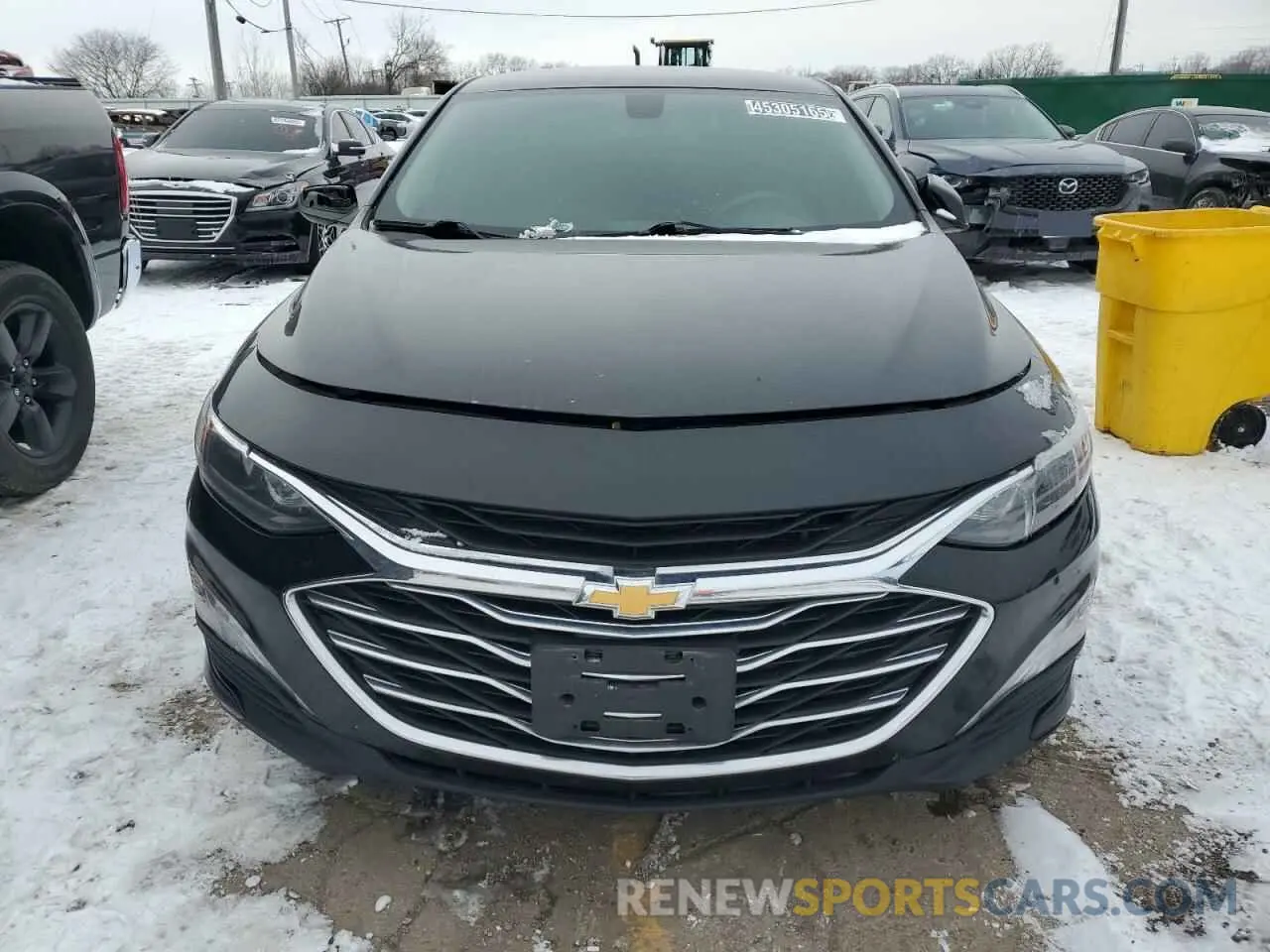5 fotografías del automóvil dañado 1G1ZD5ST3MF063850 CHEVROLET MALIBU 2021